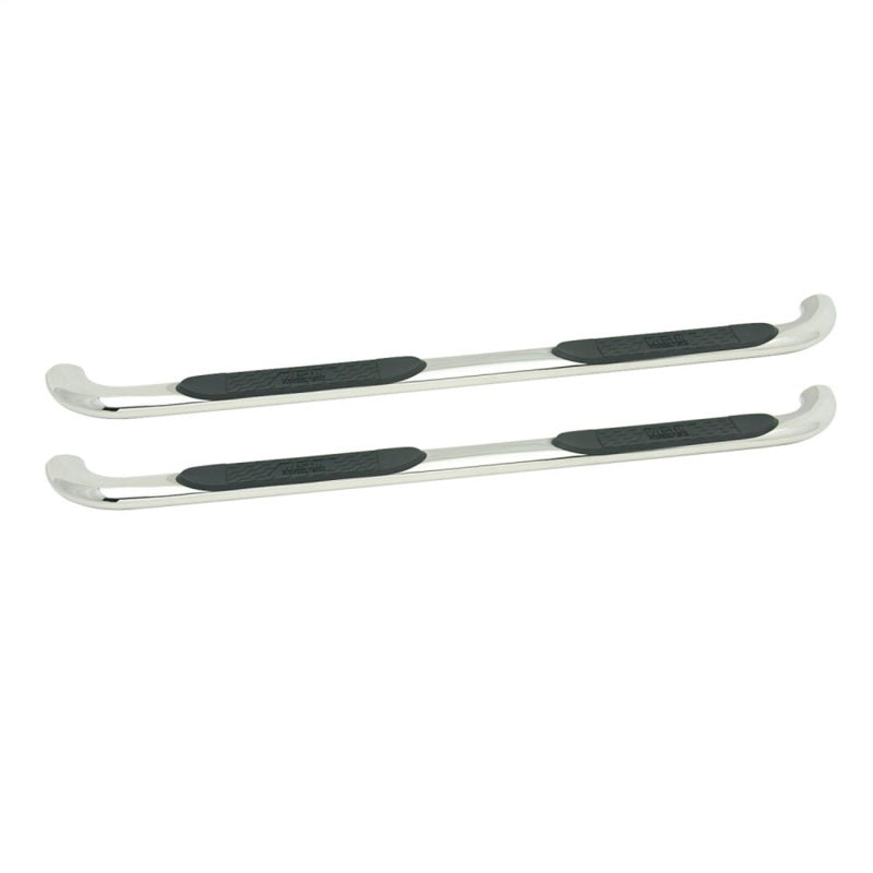 Westin 1999-2013 Chevy Silverado 1500 Crew Cab Platinum 4 Oval Nerf Step Bars - SS Nerf Bars Westin