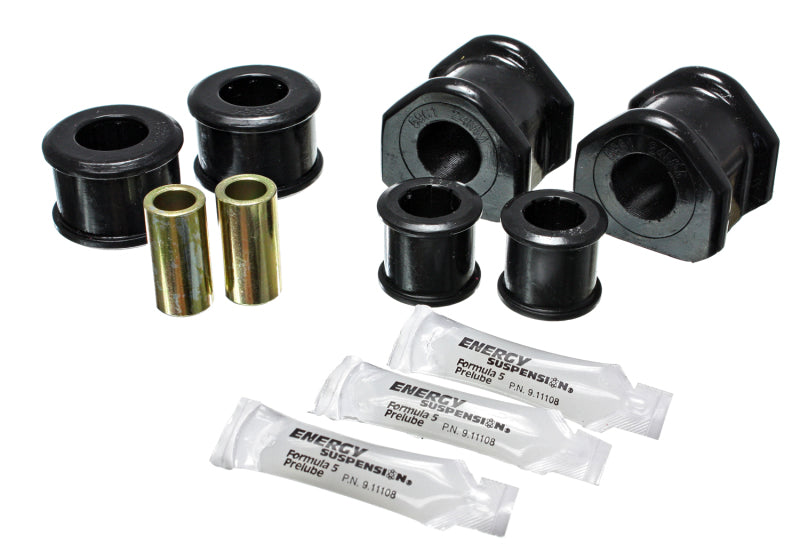 Energy Suspension 11-13 Ford Mustang Black 24mm Rear Sway Bar Bushings Bushing Kits Energy Suspension