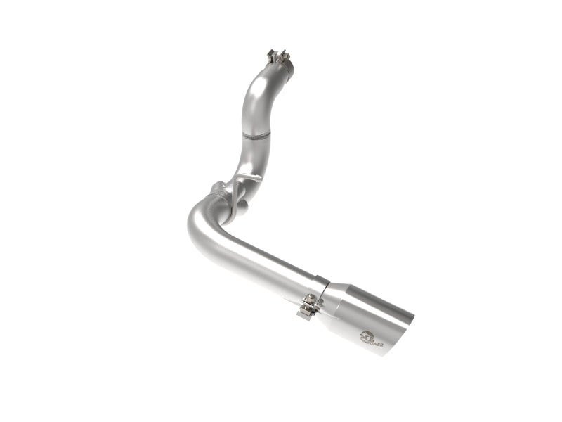 aFe 20-21 Jeep Wrangler Large Bore-HD 3in 304 Stainless Steel DPF-Back Exhaust System - Polished Tip DPF Back aFe