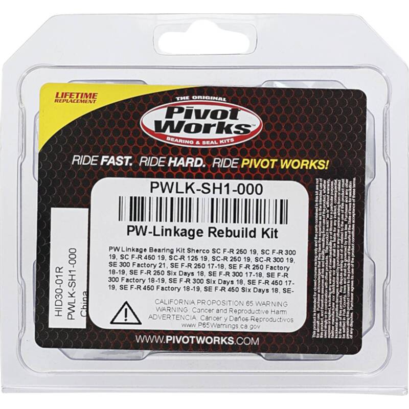 Pivot Works 2019 Sherco SC-R 125 Linkage Bearing Kit Control Arms Pivot Works