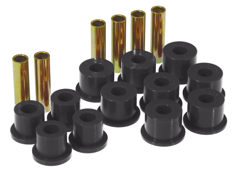 Prothane 88-98 GM 2/4wd Rear Spring & Shackle Bushings - Black Bushing Kits Prothane