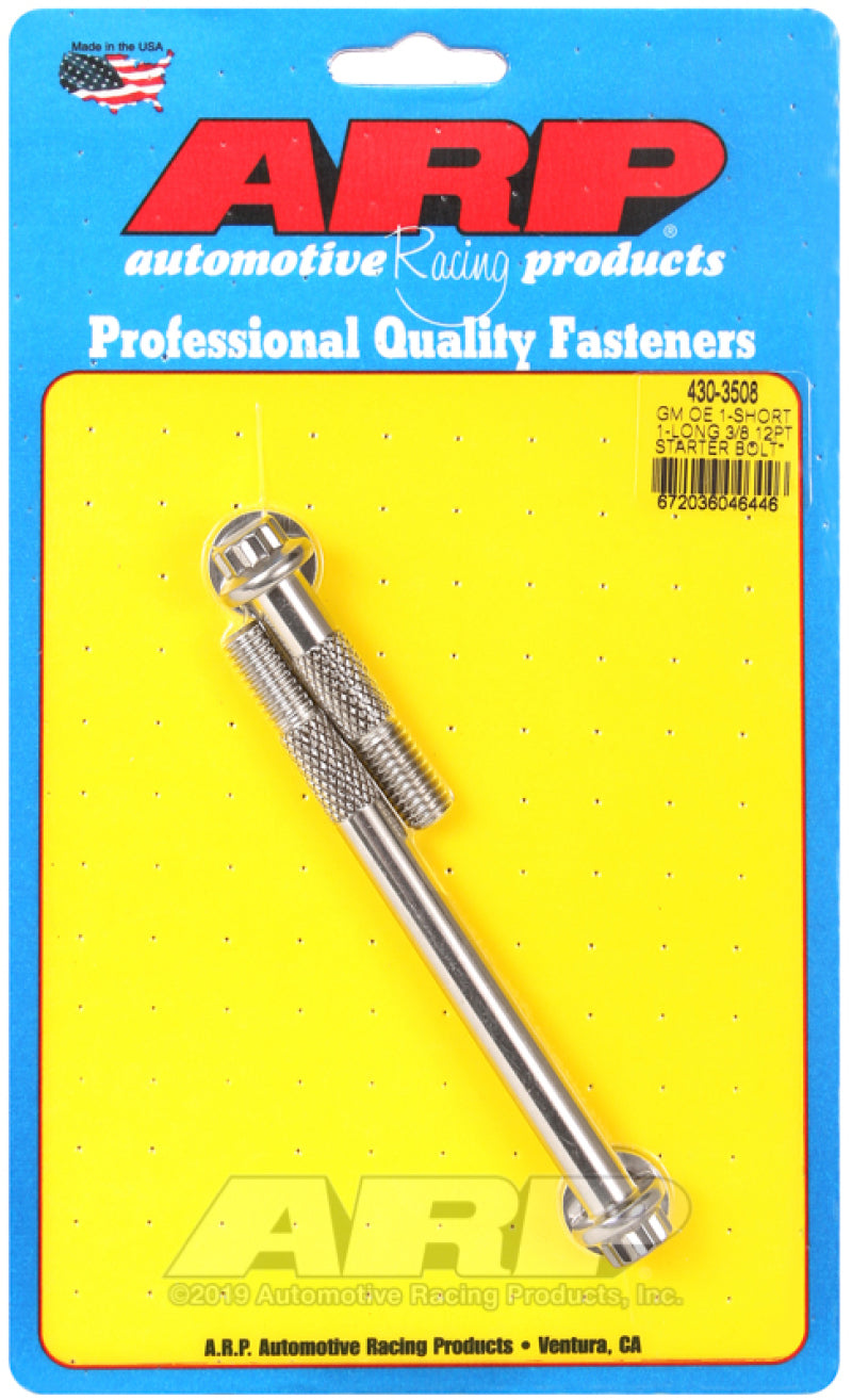 ARP GM 3/8 X 1.975/4.660in 12pt SS Starter Bolt Kit Hardware Kits - Other ARP