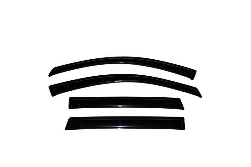 AVS 07-14 Cadillac Escalade ESV Ventvisor Outside Mount Window Deflectors 4pc - Smoke Wind Deflectors AVS