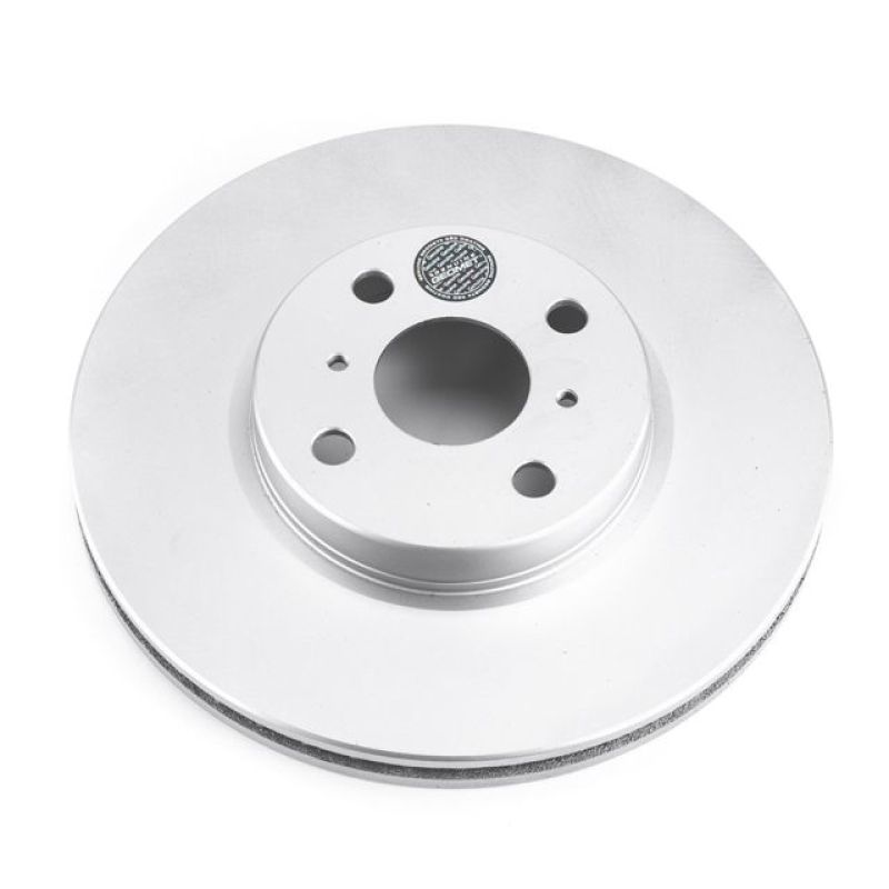 Power Stop 12-18 Toyota Yaris Front Evolution Geomet Coated Rotor Brake Rotors - OE - Cryo PowerStop
