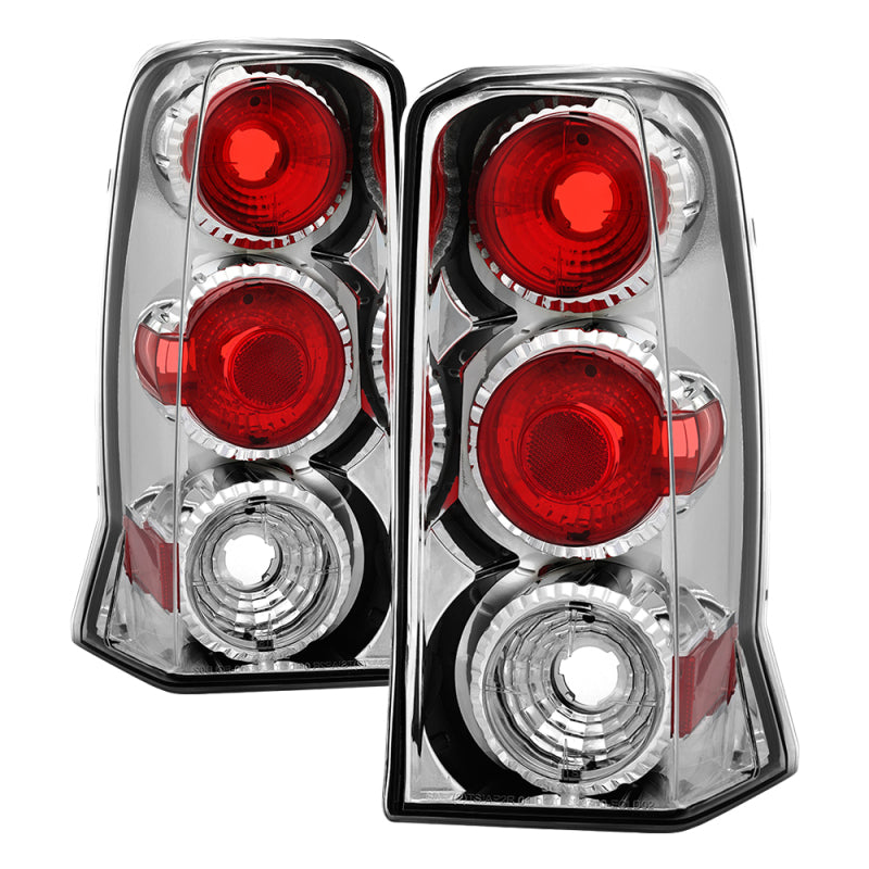 Spyder Cadillac Escalade SUV (Not EXT)02-06 Euro Style Tail Lights Chrome ALT-YD-CE02-C Tail Lights SPYDER