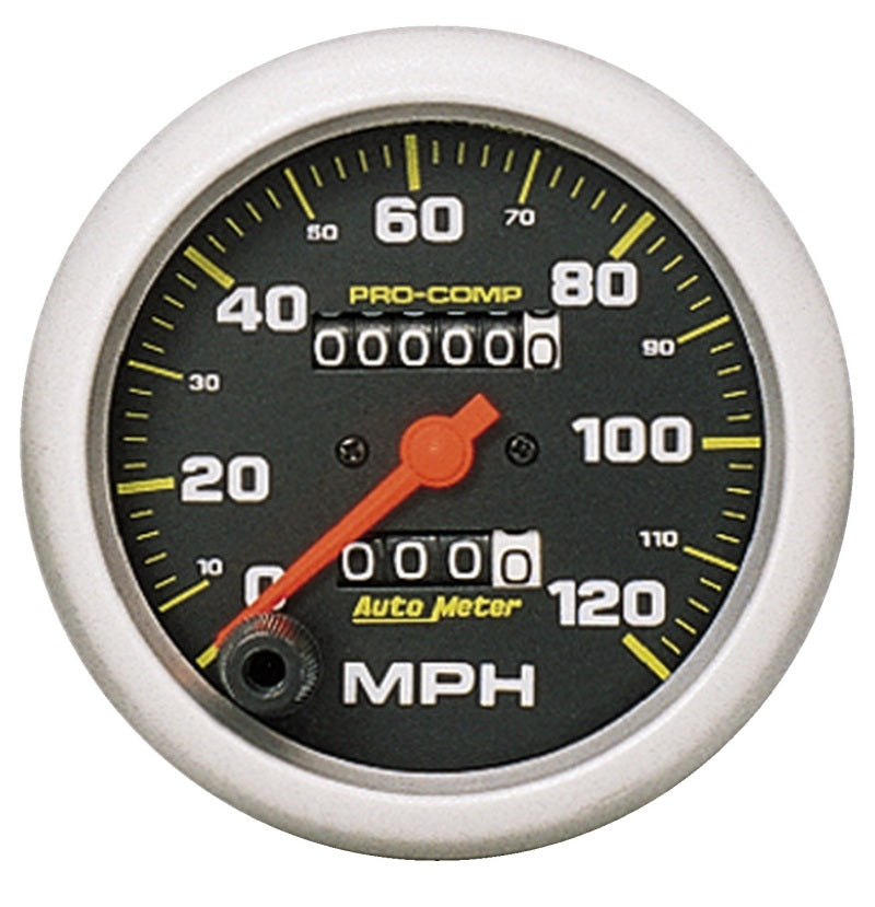 AutoMeter Gauge Speedometer 3-3/8in. 120MPH Mechanical Pro-Comp Gauges AutoMeter