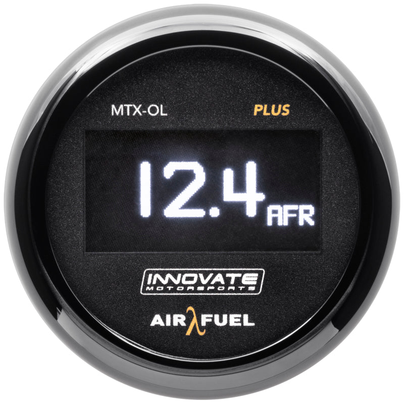 Innovate MTX-OL PLUS Wideband Digital Air/Fuel Ratio OLED Gauge Kit 8ft w/O2 Sensor Gauges Innovate Motorsports