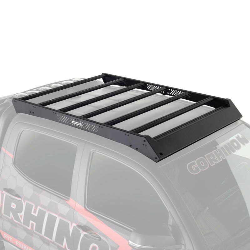 Go Rhino 16-23 Toyota Tacoma DC Ceros Low Profile Roof Rack - Tex. Blk Roof Rack Go Rhino