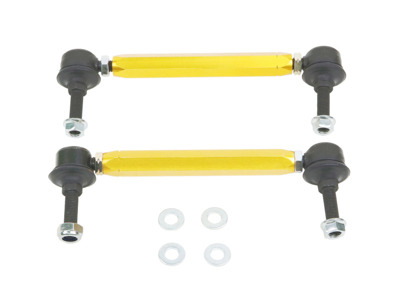 Whiteline Universal Swaybar Link Kit-Heavy Duty Adj Steel Ball w/ 10mm Ball/Ball Sway Bar Endlinks Whiteline