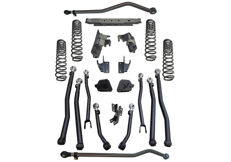 Superlift 18-23 Jeep Wrangler Unlimited 4in JLU Long Arm Kit - Fox RES Shocks Lift Kits Superlift