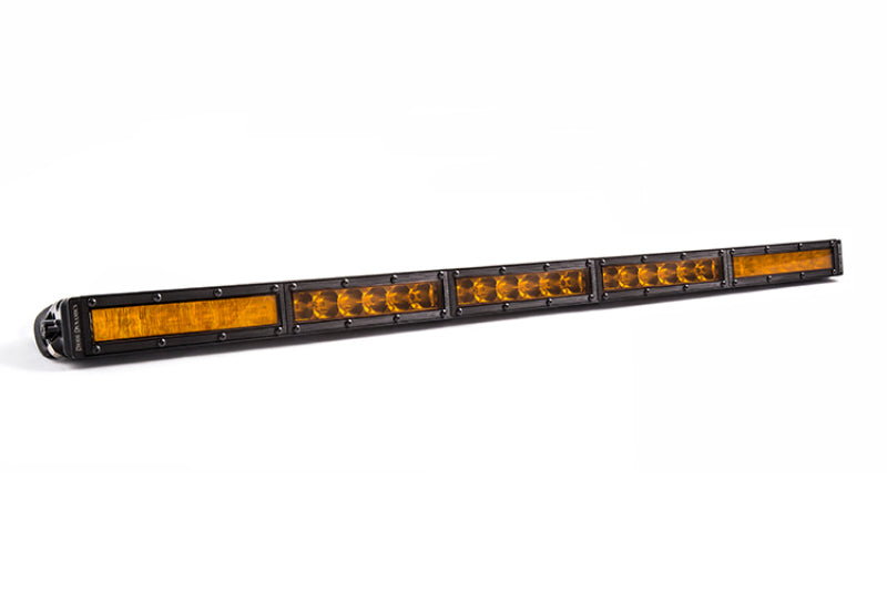 Diode Dynamics 30 In LED Light Bar Single Row Straight - Amber Combo Each Stage Series Light Bars & Cubes Diode Dynamics