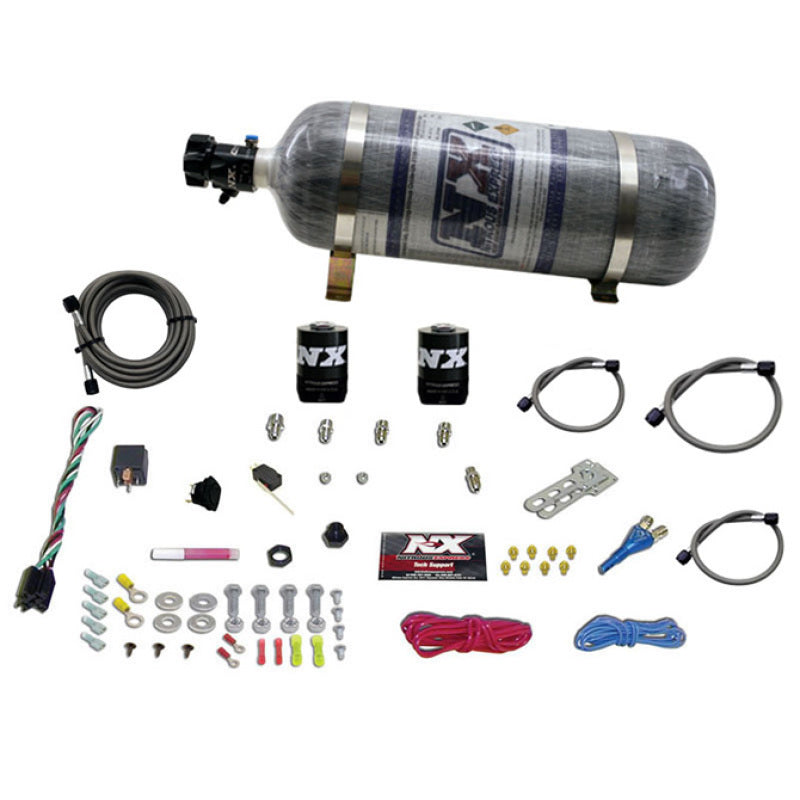 Nitrous Express Ford EFI Race Single Nozzle Nitrous Kit (100-250HP) w/Composite Bottle Nitrous Systems Nitrous Express