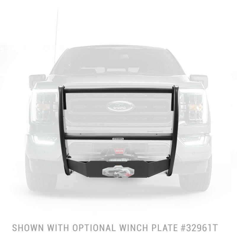 Go Rhino 18-20 Ford F-150 (Excl. APA/ACC Models) 3100 Series StepGuard Center Grille ONLY - Tex. Blk Grille Guards Go Rhino