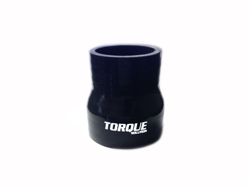 Torque Solution Transition Silicone Coupler: 2 inch to 2.5 inch Black Universal Silicone Couplers & Hoses Torque Solution