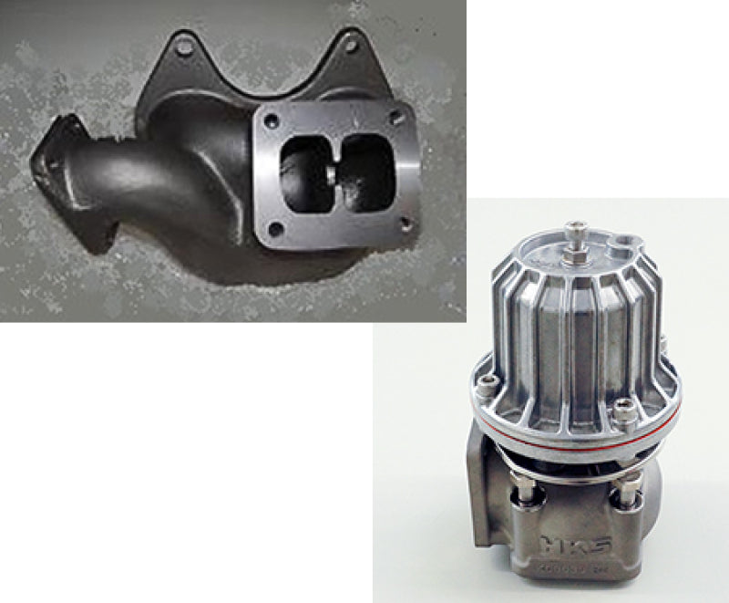 HKS SET UP KIT FD3S 13B-REW (T4 Flange) Turbo Install Kits HKS