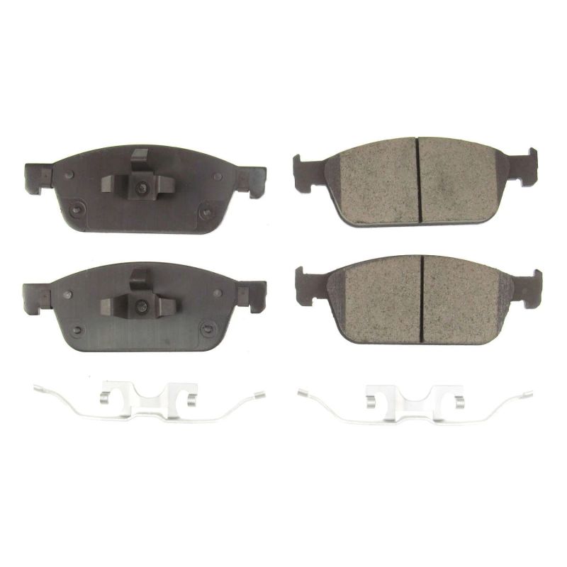 Power Stop 17-19 Ford Escape Front Z17 Evolution Ceramic Brake Pads w/Hardware Brake Pads - OE PowerStop
