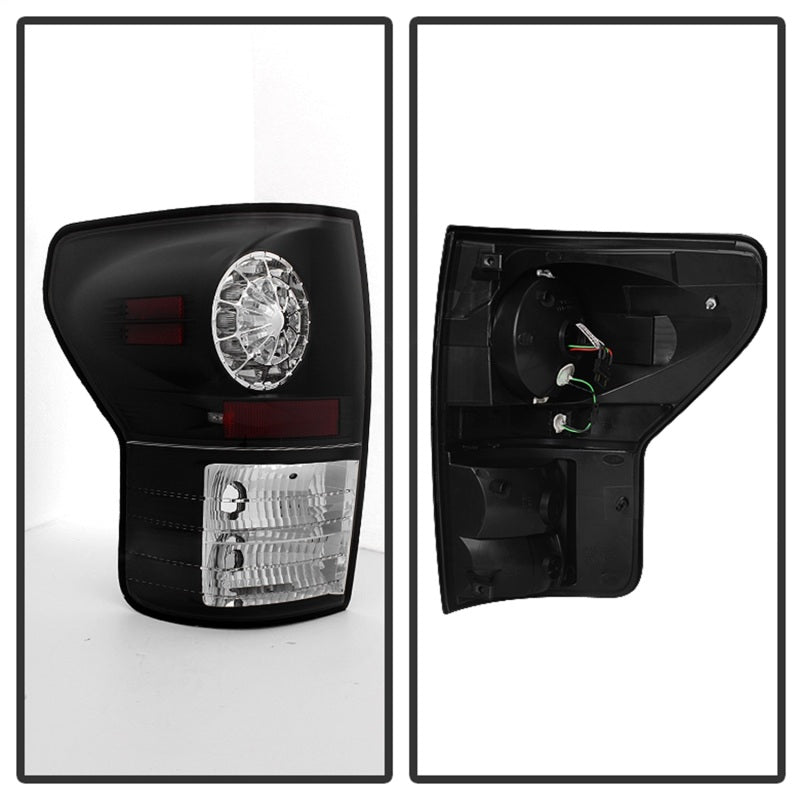 Spyder Toyota Tundra 07-13 LED Tail lights Black ALT-YD-TTU07-LED-BK Tail Lights SPYDER