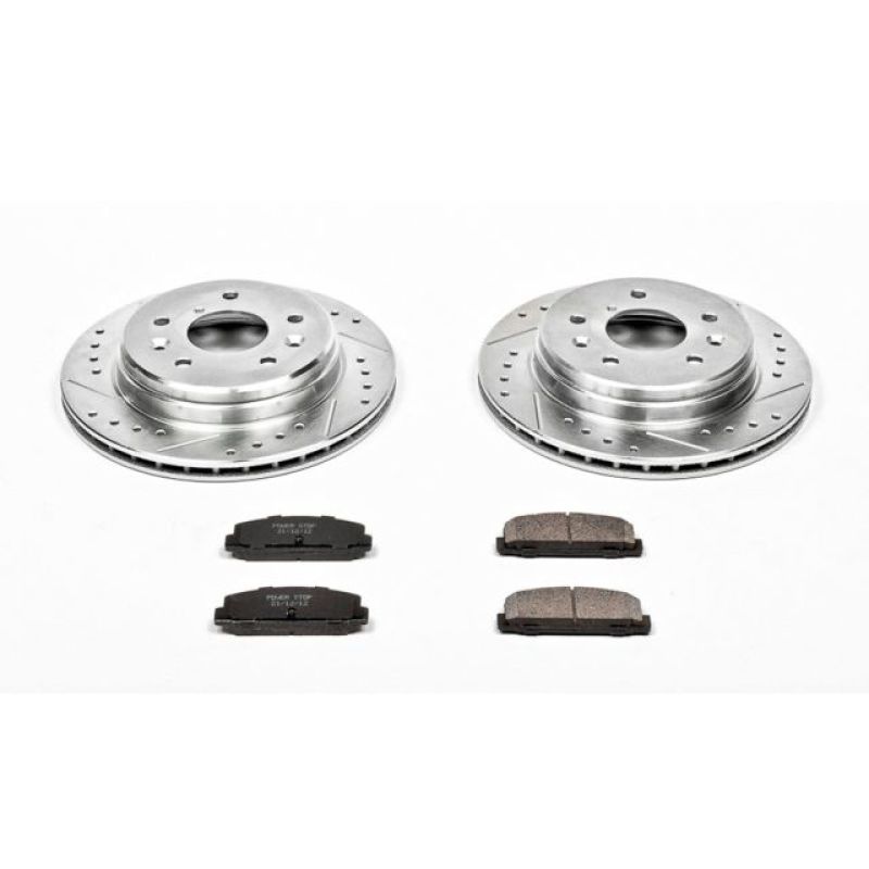 Power Stop 86-91 Mazda RX-7 Rear Z23 Evolution Sport Brake Kit Brake Kits - Performance D&S PowerStop