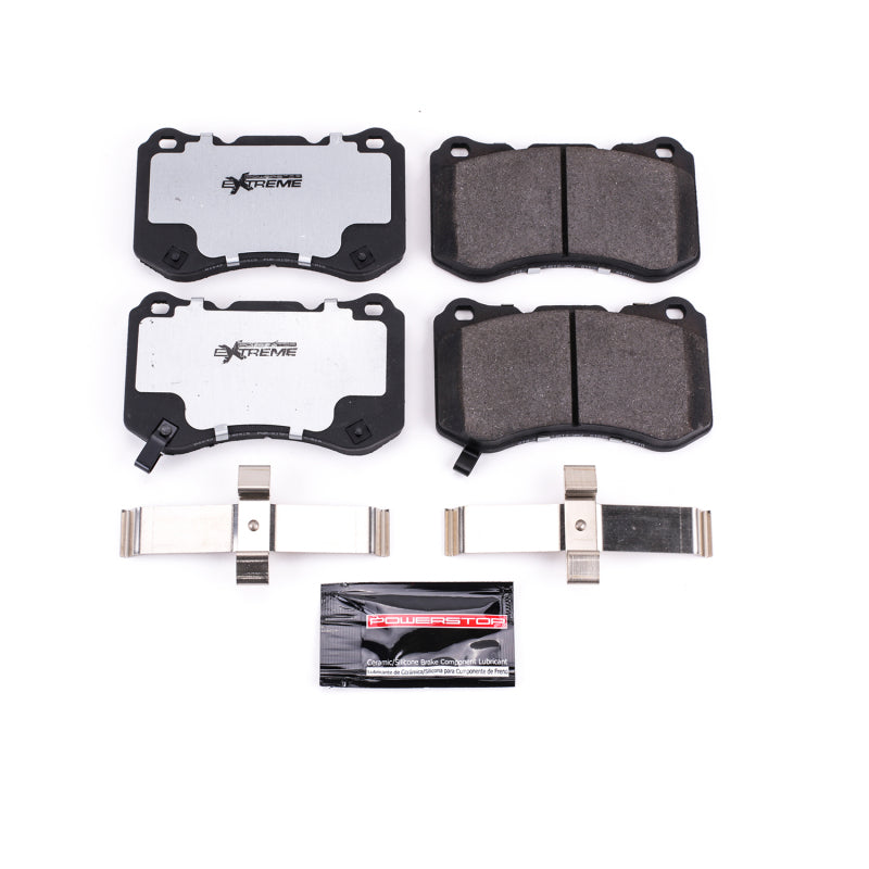 Power Stop 04-08 Acura TL Front Z26 Extreme Street Brake Pads w/Hardware Brake Pads - Performance PowerStop