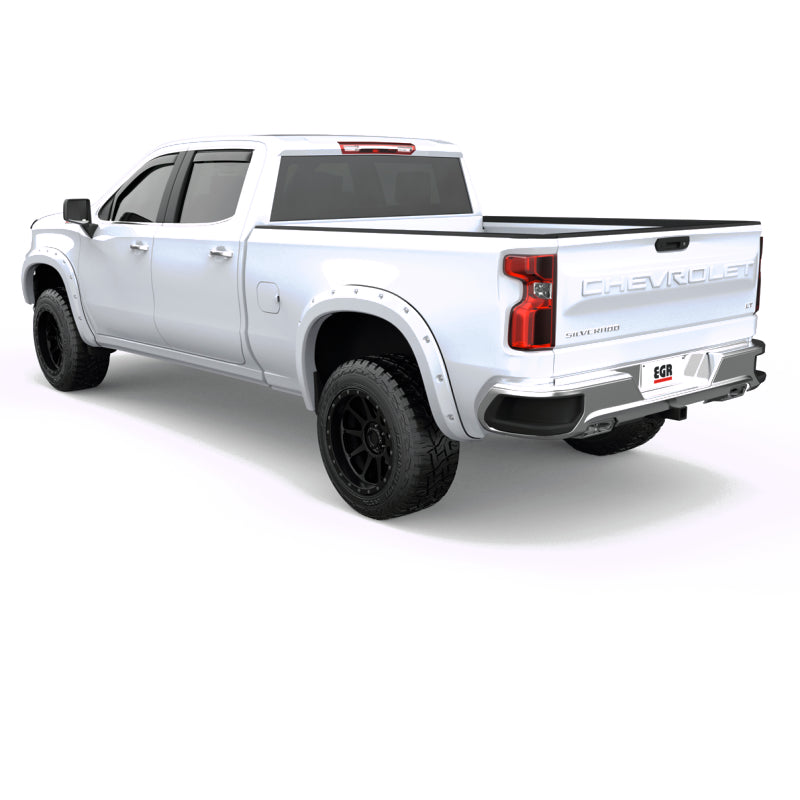EGR 2023+ Chevrolet Silverado 1500 Bolt-On Look Fender Flares - Summit White (Set of4) Fender Flares EGR