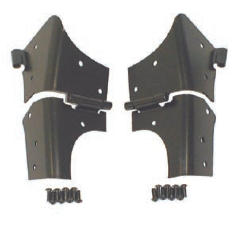 Rugged Ridge 97-06 Jeep Wrangler TJ Black Windshield Hinges Hardware - Singles Rugged Ridge