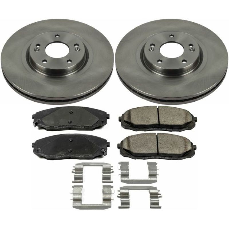 Power Stop 15-19 Kia Sedona Front Autospecialty Brake Kit Brake Kits - OE PowerStop