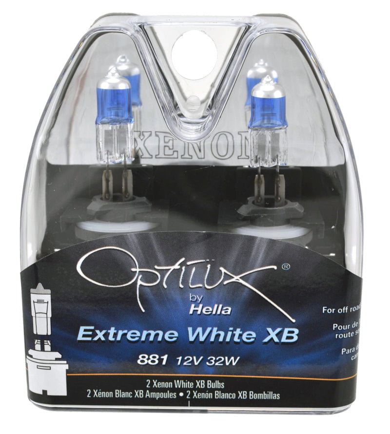 Hella Bulb 881 12V 32W XEN WHT XB (2) Bulbs Hella