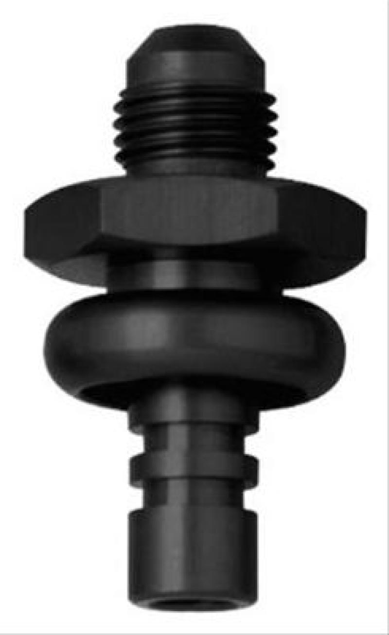 Fragola -6AN x Ford E.F.I.Return .435in Shank - Black Fittings Fragola