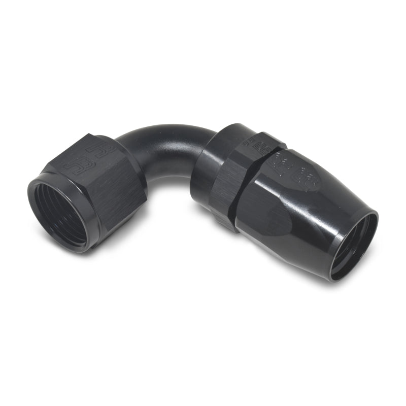 Russell Performance -12 AN Black 90 Degree Full Flow Hose End Fittings Russell