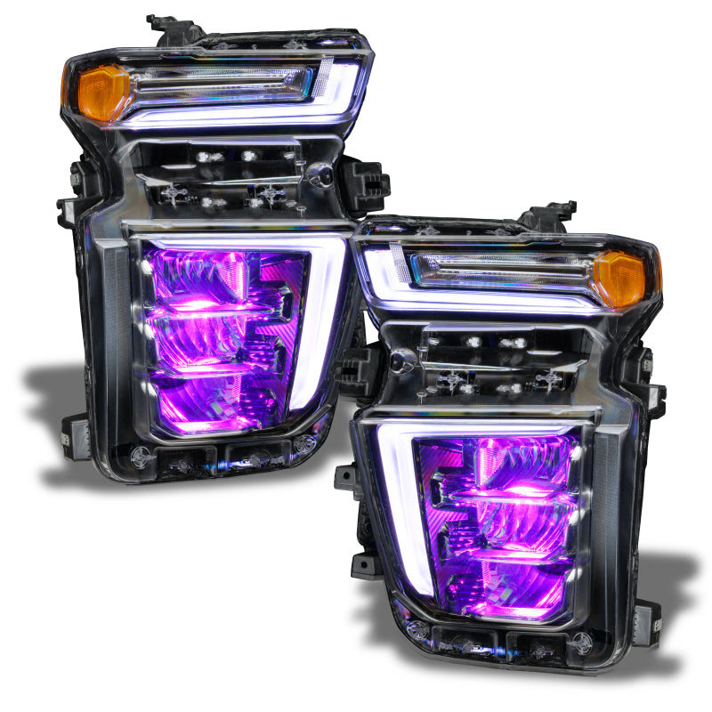 Oracle 20-21 Chevy Silverado HD 2500RGB Headlight Demon Eye Kit - w/o Controller Headlights ORACLE Lighting