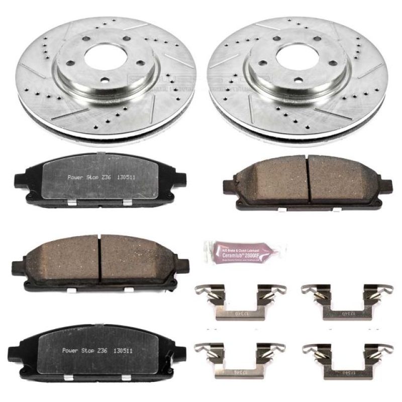 Power Stop 04-09 Nissan Quest Front Z36 Truck & Tow Brake Kit Brake Kits - Performance D&S PowerStop