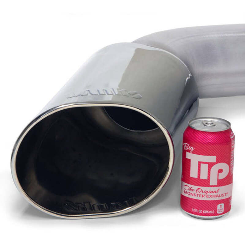 Banks Power 19-23 Dodge RAM Monster Exhaust 5.0in Single 6.7L MCSB DRW w/ SideKick S/S Chrome Tip Catback Banks Power