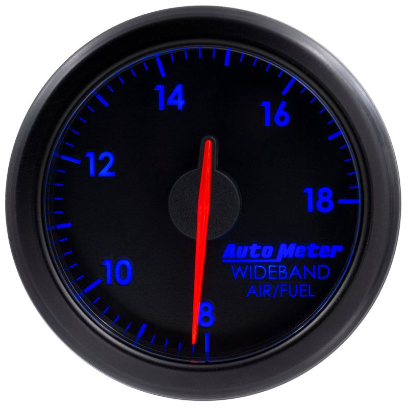 Autometer Airdrive 2-1/6in Wideband Air / Fuel Gauge 10:1-17:1 ARF Range - Black Gauges AutoMeter