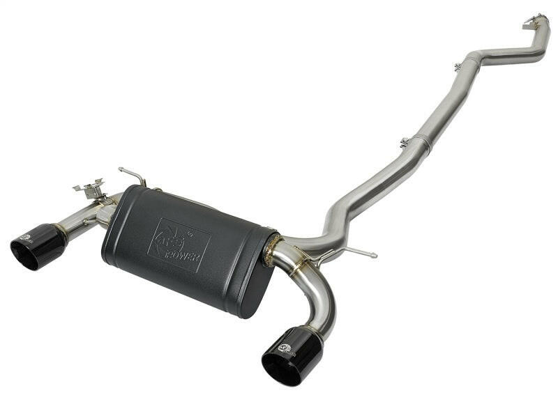 aFe MACHForce XP Exhausts Cat-Back SS 16-17 BMW 340i/iX 440i/iX (F3X) L6-3.0L (B58) w/Black Tips Catback aFe
