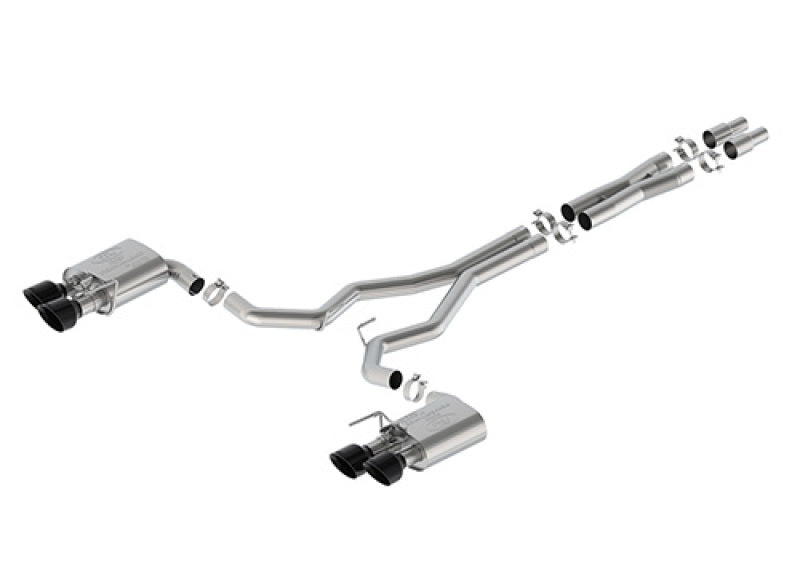 Ford Racing 2024 Mustang Dark Horse 5.0L Extreme Active Cat-Back Exhaust - Black Tip Catback Ford Racing