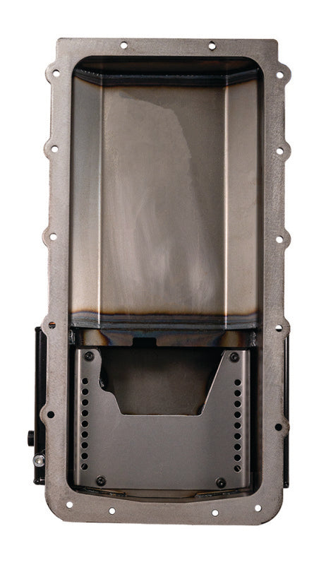 Moroso Ford 5.0 Coyote (w/Front Sump) Road Race Baffled Wet Sump 7qt 6.25in Steel Oil Pan Oil Pans Moroso