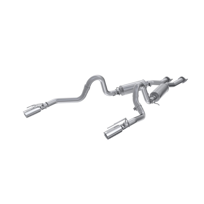 MBRP 99-04 Ford Mustang GT/Mach 1 2.5in Dual Split Rear AL Catback Exhaust w/ 3.5in Dual Wall Tips Catback MBRP