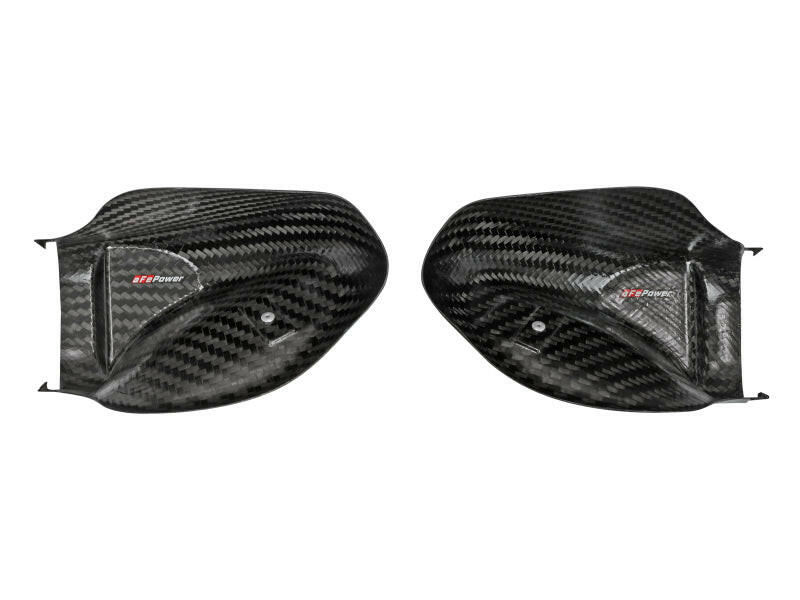 aFe Momentum Black Series Carbon Fiber Dynamic Air Scoop - BMW M5 (F90) 18-19 Air Intake Components aFe