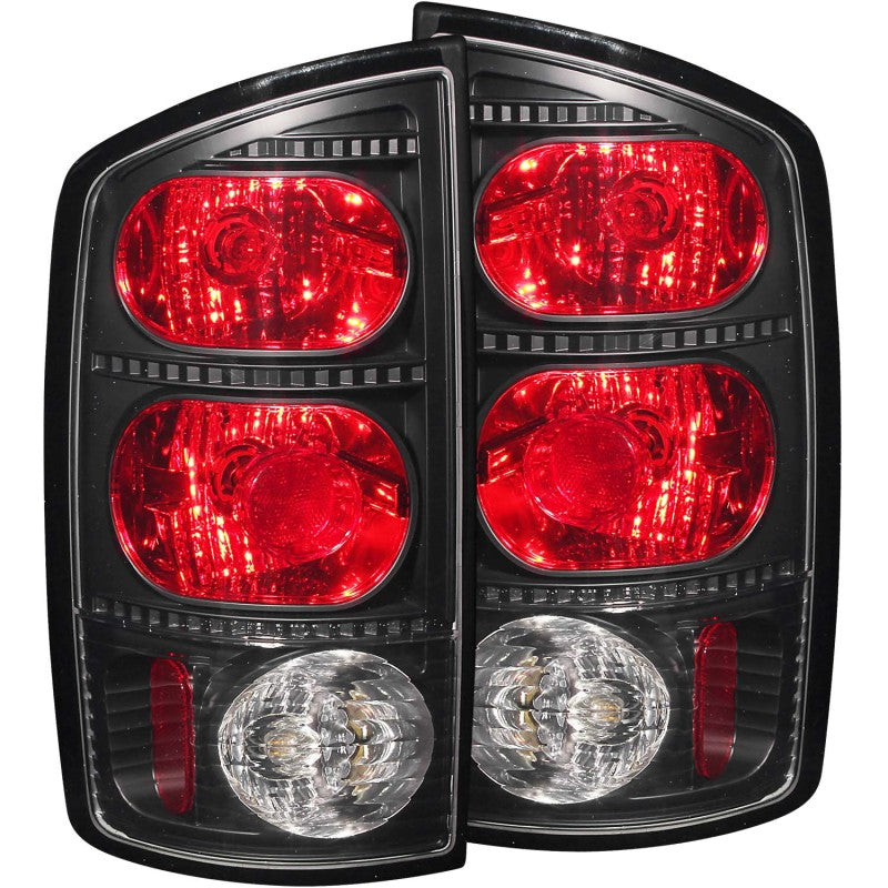 ANZO 2002-2005 Dodge Ram 1500 Taillights Dark Smoke Tail Lights ANZO