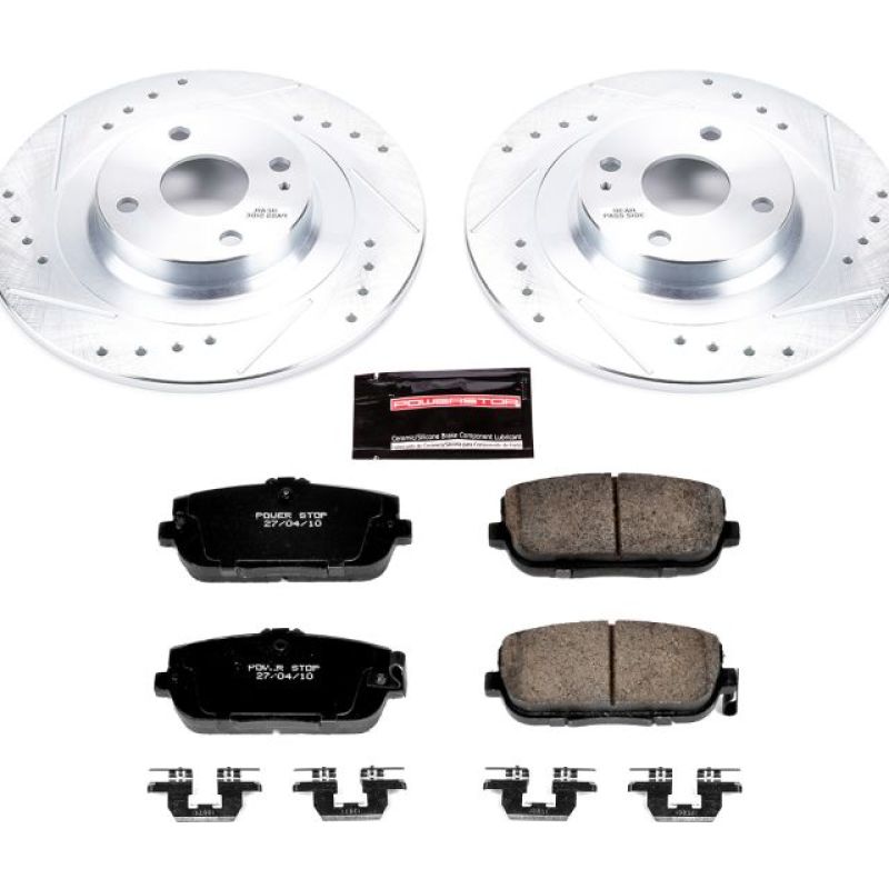 Power Stop 17-19 Fiat 124 Spider Rear Z23 Evolution Sport Brake Kit Brake Kits - Performance D&S PowerStop