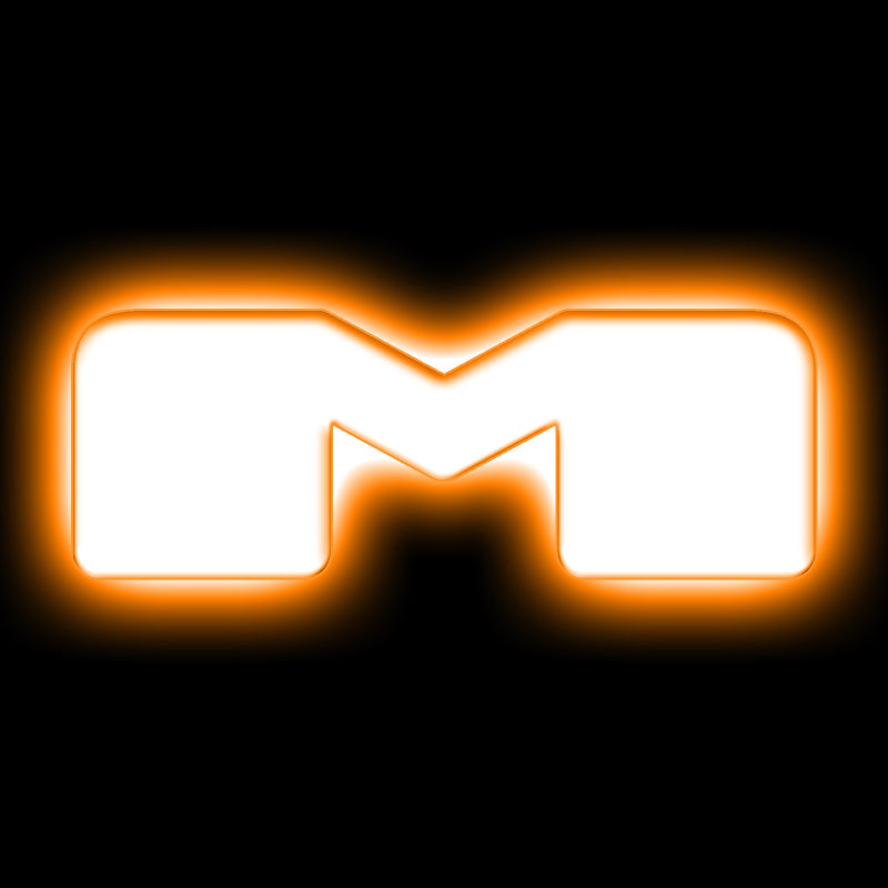 ORACLE Lighting Universal Illuminated LED Letter Badges - Matte Wht Surface Finish - M Light Accessories and Wiring ORACLE Lighting