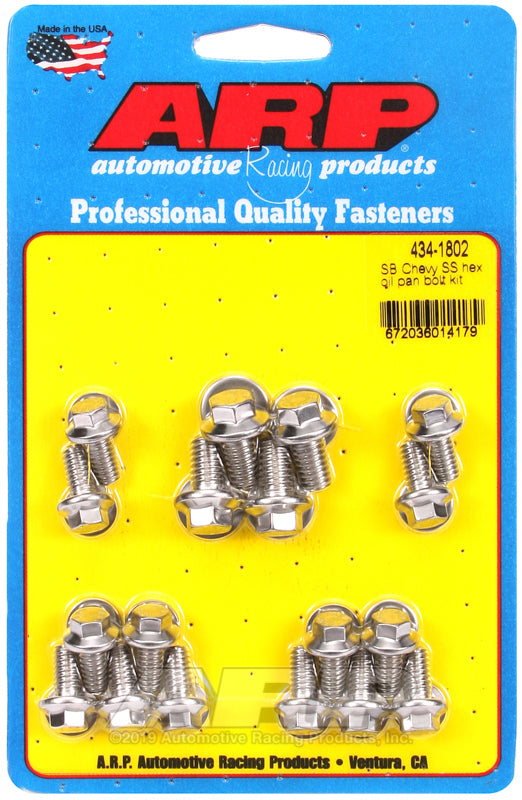 ARP SB Chevy SS Hex Oil Pan Bolt Kit Hardware Kits - Other ARP