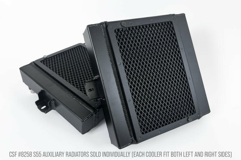 CSF BMW F8X M3/M4/M2C Auxiliary Radiators w/ Rock Guards (Sold Individually - Fits Left and Right Radiators CSF