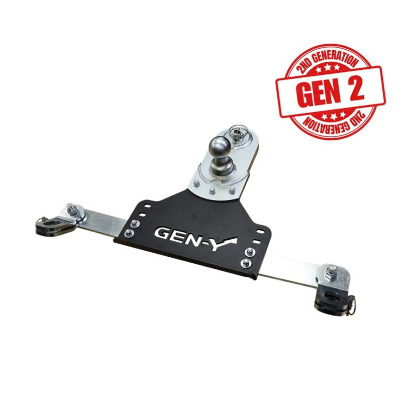Gen-Y 18-19 GM Short/Long Bed GoosePuck II 5in Offset Ball Puck Mount 25K TW w/Safety Chain Anchors Hitch Ball Mounts GEN-Y Hitch