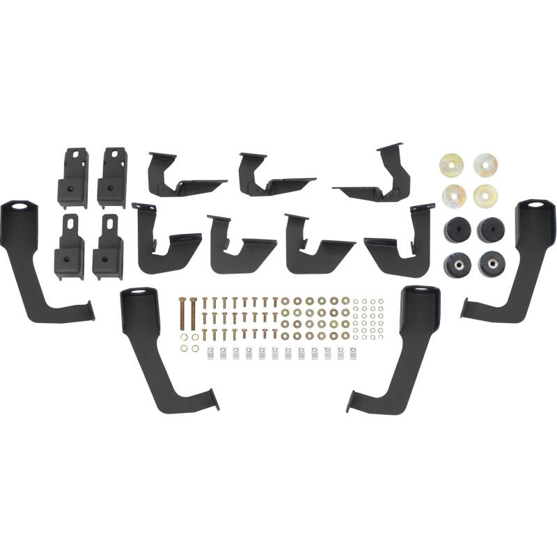 Westin/HDX 07-18 Chevrolet Silverado (Excl. Classic) 6.5ft. Bed Drop W2W Nerf Step Bars - Tex. Blk Nerf Bars Westin