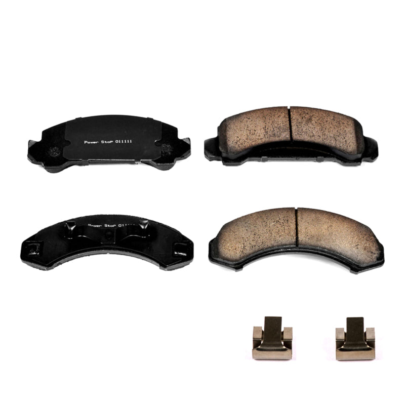 Power Stop 87-97 Ford Aerostar Front Z17 Evolution Ceramic Brake Pads w/Hardware Brake Pads - OE PowerStop
