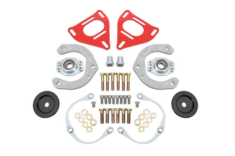 BMR 16-24 Chevrolet Camaro Caster Camber Plates (Coil-Over Only) - Red Shock Mounts & Camber Plates BMR Suspension