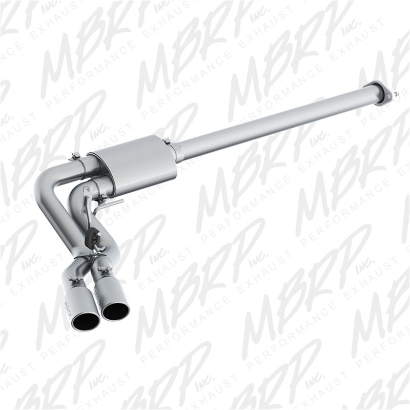MBRP 15-16 Ford F-150 2.7L/3.5L/5.0L 3in Cat Back Single Side Pre-Axle Dual Exit T409 Catback MBRP