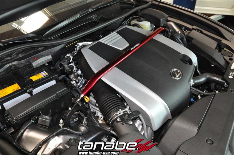 Tanabe Sustec Front Strut Tower Bar 2013 Lexus GS350 Base/F-Sport RWD/AWD Strut Bars Tanabe