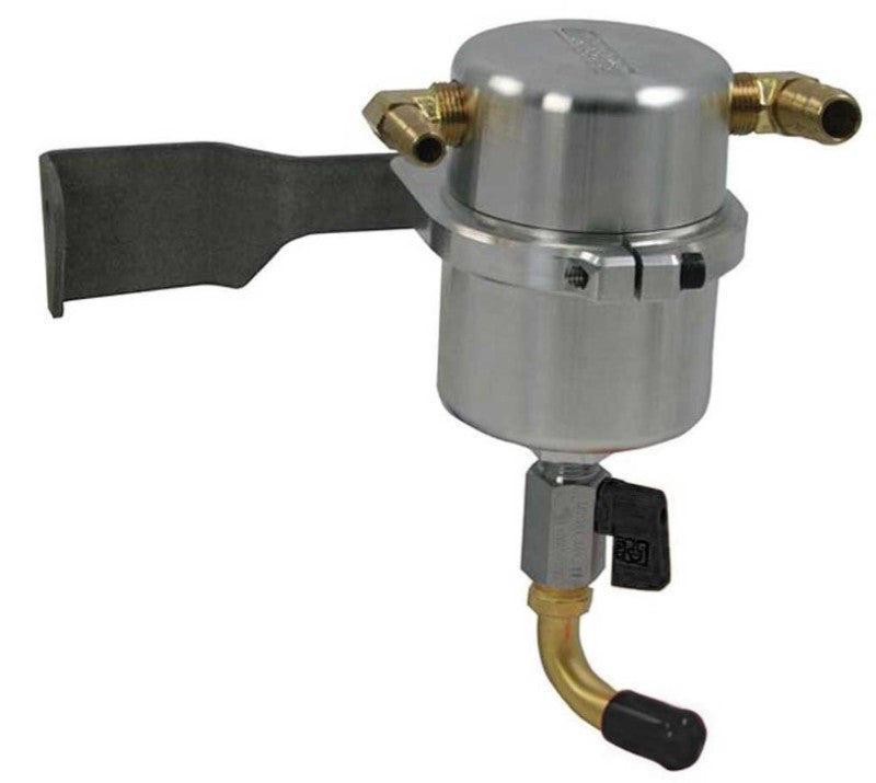 Moroso 07-14 Toyota Tundra 5.7L Air/Oil Separator Catch Can - Billet Aluminum Oil Catch Cans Moroso